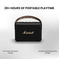 Marshall Kilburn II 36W Portable Bluetooth Speaker - Black & Brass
